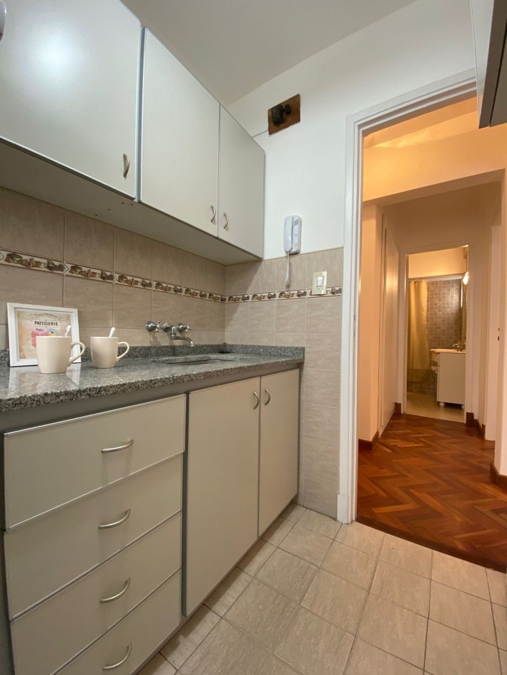 ALQUILER 2 AMBIENTES AMOBLADO 24 MESES