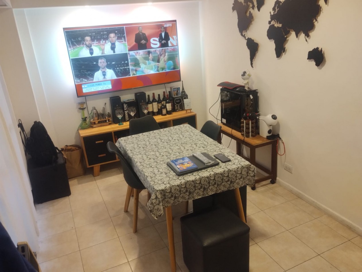 DEPARTAMENTO DE 2 AMBIENTES CON DOS PATIOS. ZONA GUEMES. FINANCIA EL 50% .