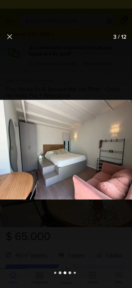 CASA NONOAMBIENTE POR TEMPORADA 