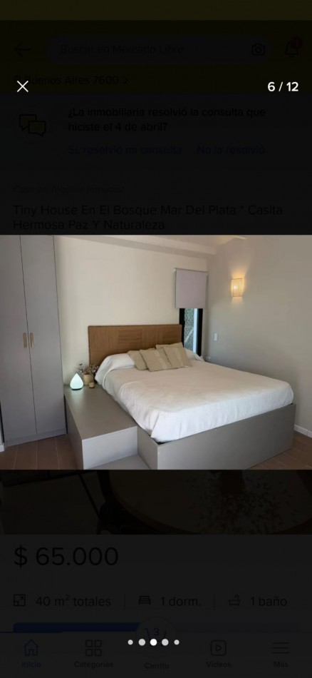 CASA NONOAMBIENTE POR TEMPORADA 