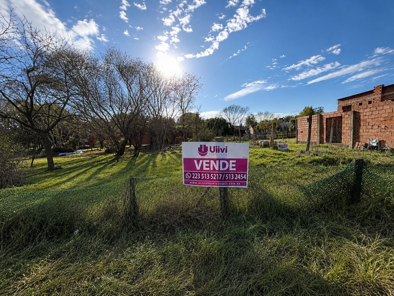 VENTA LOTE -  BARRIO SAN JACINTO MAR DEL PLATA 