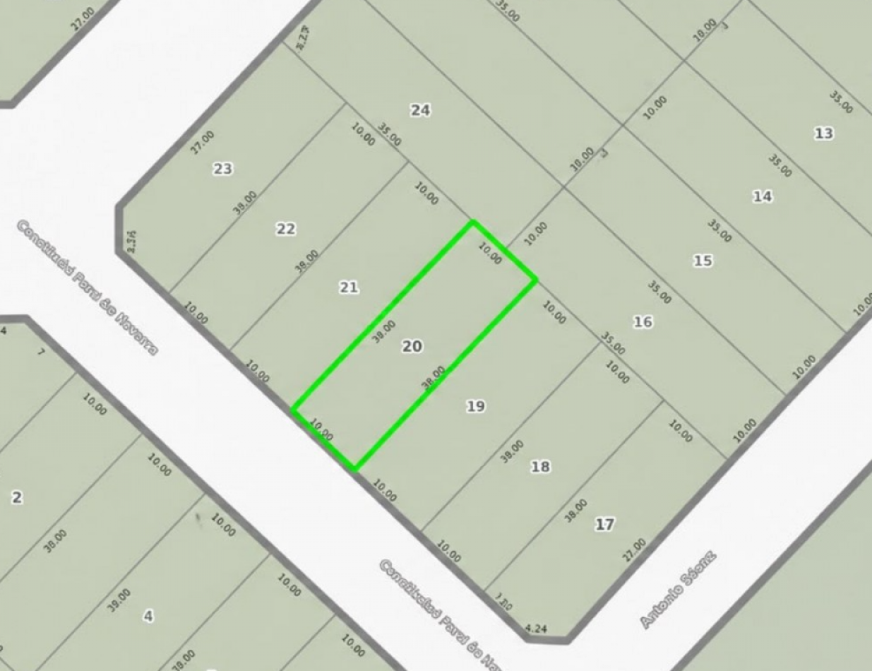 LOTE EN VENTA - FARO NORTE 
